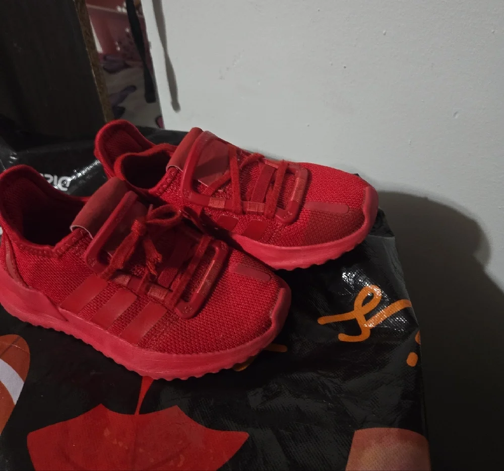 adidas Kids Red Athletic Sneakers